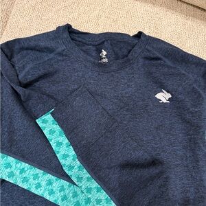 Rabbit Men's Blue Long Sleeve Tee